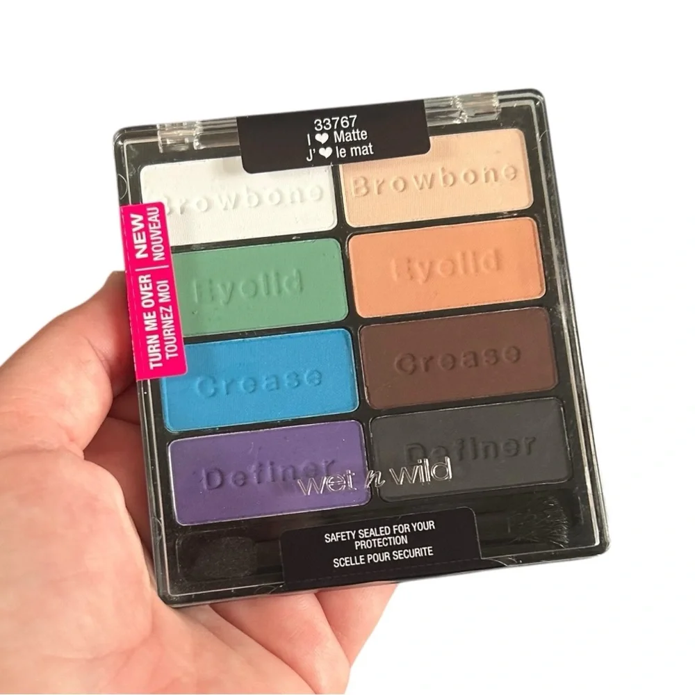 Wet n Wild I Heart Matte ColorIcon Eyeshadow Collection Palette Discontinued NWT